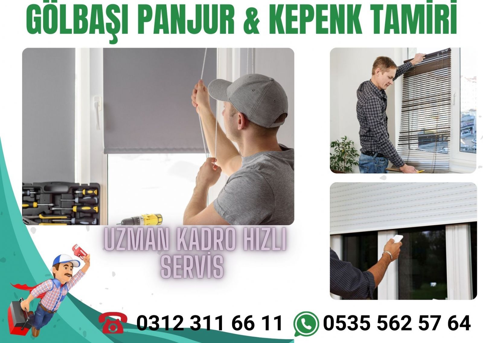 gölbaşı panjur ve kepenk tamiri